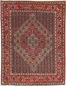 Senneh Rug 123X162 Authentic Oriental Handknotted Brown/Dark Brown (Wool, Persia/Iran)