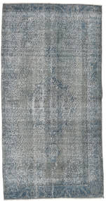 Colored Vintage Covor 108X210 Modern Lucrat Manual Gri Deschis/Gri Închis (Lână, Turcia)