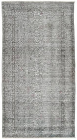 Colored Vintage 러그 108X202 정품
 모던 수제 라이트 그레이/다크 그레이 (울, 터키)
