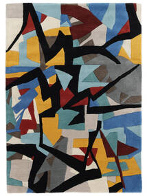 Stefan Rug 200X300 Modern Black/Light Grey (Wool, India)