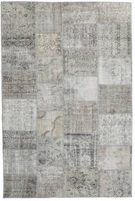 Patchwork Rug 198X300 Authentic
 Modern Handknotted Light Grey (Wool, Turkey)