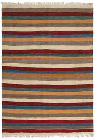 Kilim Tapete 127X183 Oriental Tecidos À Mão Castanho Claro/Castanho (Lã, Pérsia/Irão)