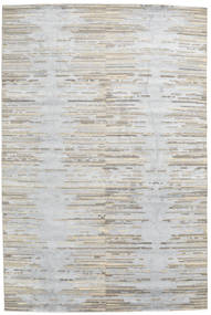 Himalaya Rug 197X298 Authentic
 Modern Handknotted Light Grey/Beige (Wool/Bamboo Silk, India)