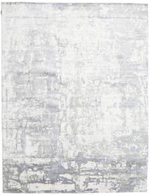Himalaya Bamboo Silk Rug 276X398 Authentic
 Modern Handknotted White/Creme/Light Grey Large ( India)