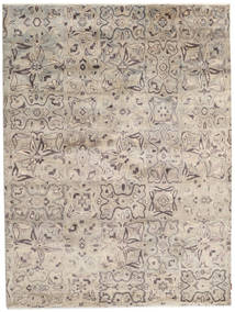 Himalaya Tapete 226X302 Moderno Feito A Mão Cinzento Claro (Lã, Índia)
