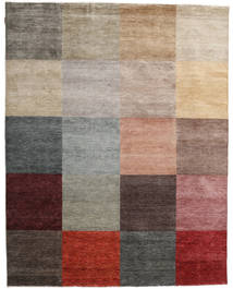 Himalaya Χαλι 233X296 Σύγχρονα Χειροποιητο Ανοιχτό Καφέ/Σκούρο Καφέ (Μαλλί, Ινδικά)