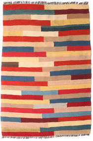 キリム 絨毯 83X126 オリエンタル 手織り 錆色/濃いグレー (ウール, ペルシャ/イラン)