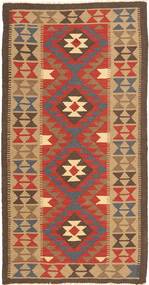 Kilim Maimane Tapete 100X197 Oriental Tecidos À Mão Castanho/Castanho Claro (Lã, Afeganistão)