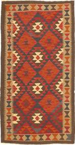 Kilim Maimane Tapete 99X196 Oriental Tecidos À Mão Laranja/Castanho (Lã, Afeganistão)