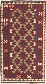 Kilim Maimane Tapete 108X198 Oriental Tecidos À Mão Castanho Claro/Castanho (Lã, Afeganistão)