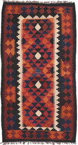 Kilim Maimane Tapete 99X198 Oriental Tecidos À Mão Cinza Escuro/Vermelho Escuro (Lã, Afeganistão)