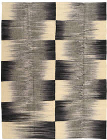 Kelim Moderni Matto 181X230 Moderni Käsinsolmittu Vaaleanharmaa/Tummanharmaa (Villa, Intia)