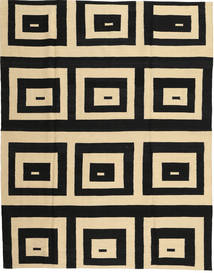 Kilim Modern Rug 180X225 Authentic
 Modern Handknotted Black/Light Brown (Wool, Afghanistan)