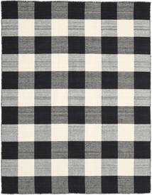 Tapis Check Kilim - Noir / Blanc CVD17183
