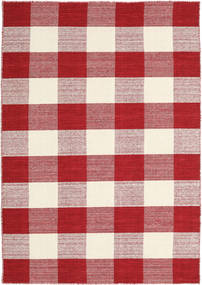 Tapis Check Kilim - Rouge / Blanc CVD17194
