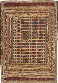 Kilim Golbarjasta Tapete 125X179 Oriental Tecidos À Mão Castanho Claro/Castanho Escuro (Lã, Afeganistão)