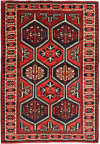 Lori Tapete 164X239 Oriental Feito A Mão Verde Escuro/Vermelho Escuro (Lã, Pérsia/Irão)