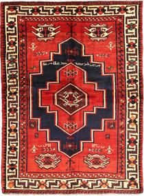 Lori Tapete 163X220 Oriental Feito A Mão Vermelho Escuro/Porpora Escuro (Lã, Pérsia/Irão)