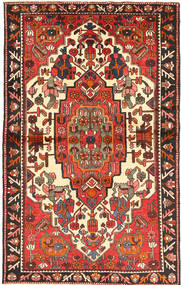 Bakhtiar Tapijt 141X224 Echt Oosters Handgeknoopt Donkerbruin/Donkerrood (Wol, Perzië/Iran)