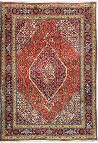Tabriz Tapete 207X298 Oriental Feito A Mão Castanho/Roxo (Lã, Pérsia/Irão)