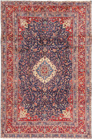 Hamadan Shahrbaf Matto 205X316 Itämainen Käsinsolmittu Tummanvioletti/Violetti (Villa, Persia/Iran)