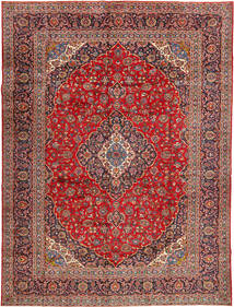 Keshan Signature : Kashan Feyzi 러그 300X400 정품
 오리엔탈 수제 브라운/러스트 레드 대형 (울, 페르시아/이란)