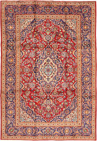 Keshan 러그 240X354 정품
 오리엔탈 수제 러스트 레드/브라운 (울, 페르시아/이란)