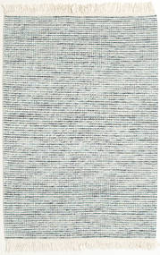 Medium Drop - Azul Mix Tapete 140X200 Moderno Tecidos À Mão Bege/Cinzento Claro (Lã, Índia)