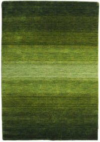 Gabbeh Rainbow - Green Rug 140X200 Modern Dark Green/Olive Green (Wool, India)