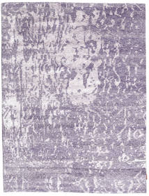 Nepal Original Rug 170X223 Authentic
 Modern Handknotted Light Purple/Light Grey (Wool/Bamboo Silk, Nepal/Tibet)