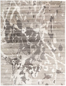 Nepal Original Matto 270X356 Moderni Käsinsolmittu Vaaleanharmaa/Tummanharmaa Isot (Villa/Bambu Silkki, Nepal/Tiibet)