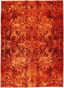 Roma Moderne Collection Tapis 172X237 Moderne Fait Main Rouille/Rouge/Orange ( Inde)