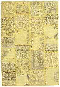 パッチワーク 絨毯 158X236 モダン 手織り 黄色/オリーブ色 (ウール, トルコ)