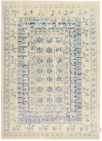 Roma Moderne Collection Tapis 195X298 Moderne Fait Main Beige/Gris Clair/Beige Foncé ( Inde)