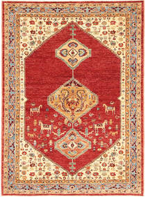 Ziegler Tæppe 155X215 Ægte Orientalsk Håndknyttet Rust/Lysebrun (Uld, Indien)