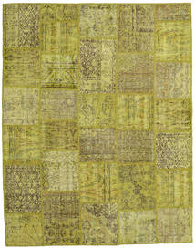 Patchwork Rug 197X254 Authentic
 Modern Handknotted Olive Green (Wool, Turkey)