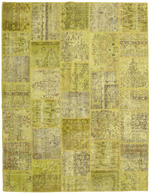 Patchwork Rug 197X255 Authentic
 Modern Handknotted Olive Green/Yellow (Wool, Turkey)