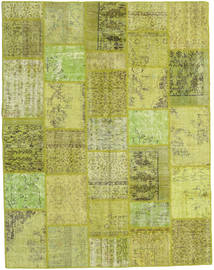 Patchwork Rug 200X257 Authentic
 Modern Handknotted Light Green/Olive Green (Wool, Turkey)