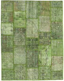 Patchwork Alfombra 198X252 Moderna Hecha A Mano Verde Oliva/Verde Claro/Verde Oscuro (Lana, Turquía)