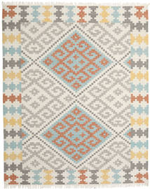 Summer Kilim Tapis 240X300 Moderne Tissé À La Main Gris Clair/Beige (Laine, Inde)