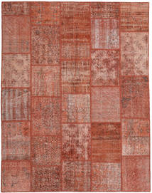 Patchwork Tapete 200X254 Moderno Feito A Mão Castanho/Castanho Claro (Lã, Turquia)