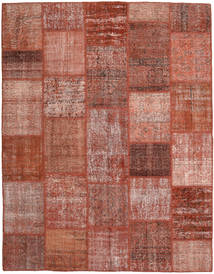 Patchwork Teppich
 200X254 Echter Moderner Handgeknüpfter Dunkelrot/Hellrosa (Wolle, Türkei)