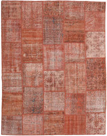 Patchwork Alfombra 198X251 Moderna Hecha A Mano Marrón/Rosa Claro (Lana, Turquía)