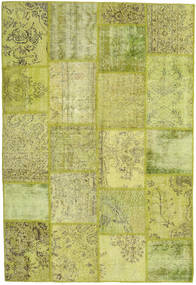 Patchwork Szőnyeg 156X232 Modern Csomózású Olívazöld/Sárga/Világoszöld (Gyapjú, Törökország)