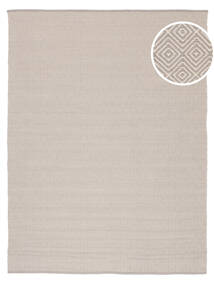 Diamond - Light_Gray Tapis 250X300 Moderne Tissé À La Main Gris Clair/Beige Grand (Coton, Inde)
