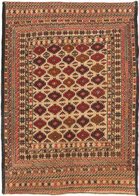 Kilim Golbarjasta Rug 130X187 Authentic
 Oriental Handwoven Light Brown/Dark Brown (Wool, Afghanistan)