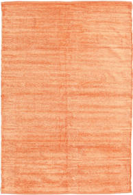 Kilim Chenilha - Laranja Pêssego Tapete 120X180 Oriental Tecidos À Mão Luz Rosa/Bege Escuro/Laranja ( Índia)