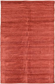 Kilim Chenille - Coppery_ Tapis 120X180 D'orient Tissé À La Main Rouille/Rouge/Rouge Foncé ( Inde)