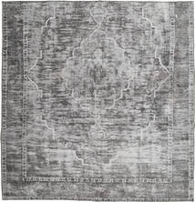 Colored Vintage Covor 297X303 Modern Lucrat Manual Pătrat Gri Deschis/Gri Închis Mare (Lână, Persia/Iran)