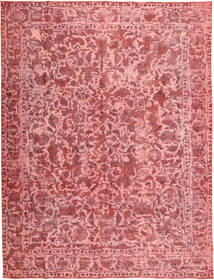 Colored Vintage Rug 290X390 Authentic
 Modern Handknotted Light Pink/Dark Beige/Rust Red Large (Wool, Persia/Iran)